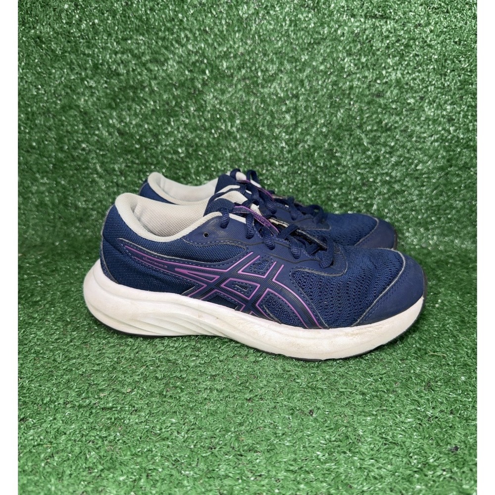 ASICS Gel Contend 9 Womens 5.5 Boys 4 Blue Running Shoes‎ Athletic Gym Sneakers